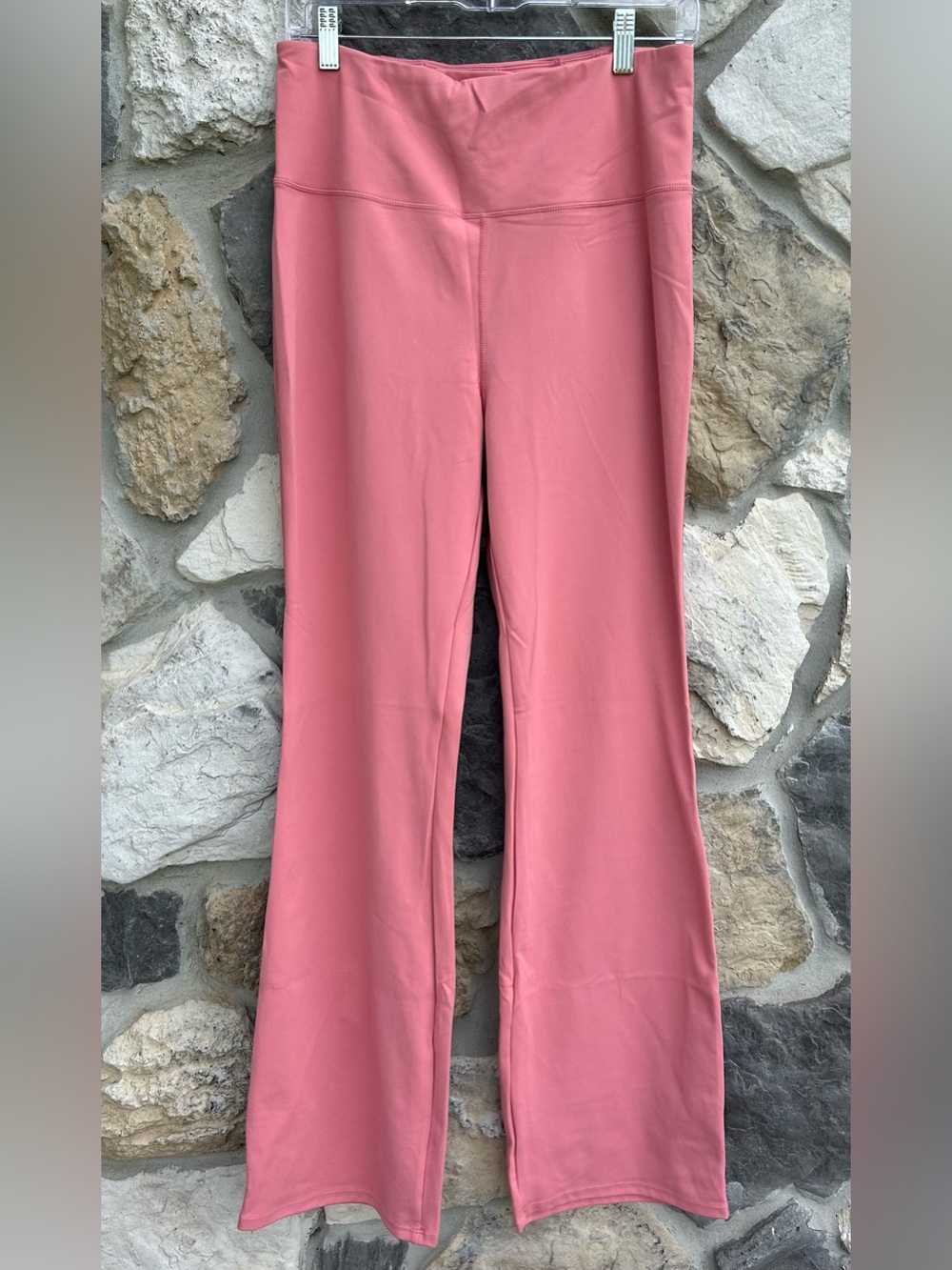 NEW Halara Flare Leggings Size XL Pink High Waist Yoga Gym Athleisure Workout